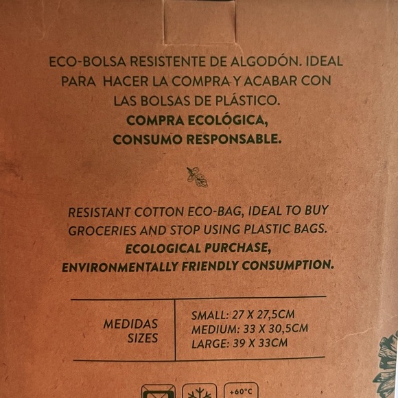 Natura ECOBAGS 3 bags Cotton Mesh Market Produce Reusable S,M,L Produce laundry - Picture 11 of 12